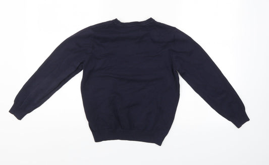 George Boys Blue Pullover Jumper Size 9-10 Years