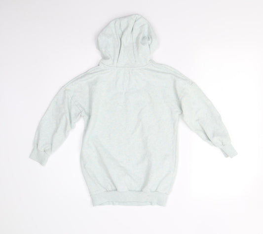 F&F Girls Green Pullover Hoodie Size 7-8 Years - Unicorn