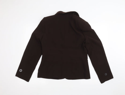 Papaya Womens Brown Jacket Size 14