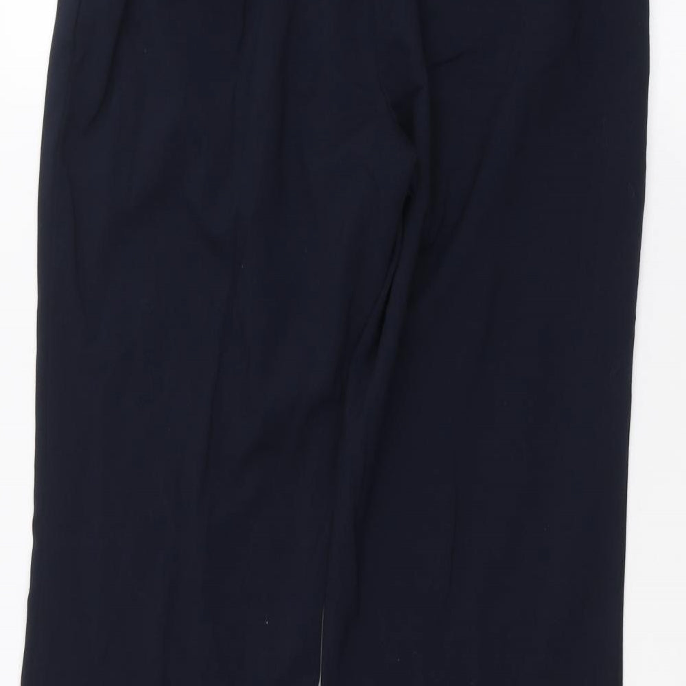 Marks and Spencer Womens Blue Trousers Size 12 L25 in
