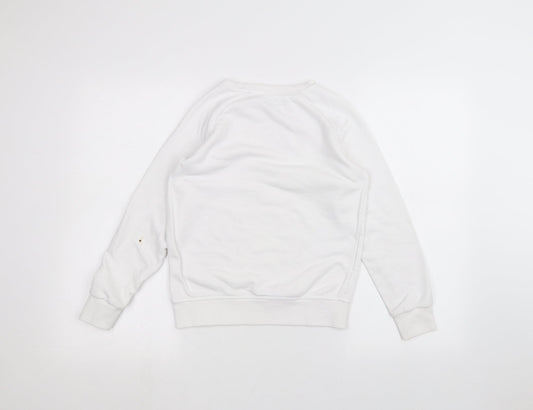 Primark Girls White Pullover Jumper Size 11-12 Years