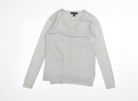 Womens UK Size 6 Atmosphere Grey Basic T-Shirt