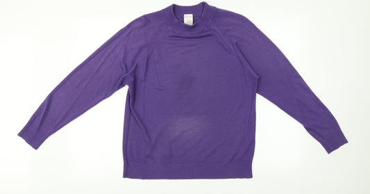 Womens UK Size 14 St michael Purple Pullover Jumper