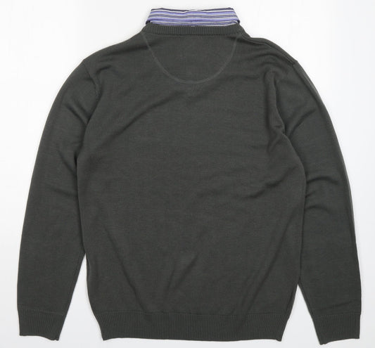 Southbay Mens Grey Pullover Jumper Size S