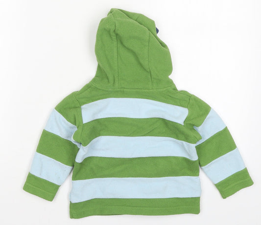 NEXT Boys Green Striped Pullover Jumper Size 9-12 Months - Original League