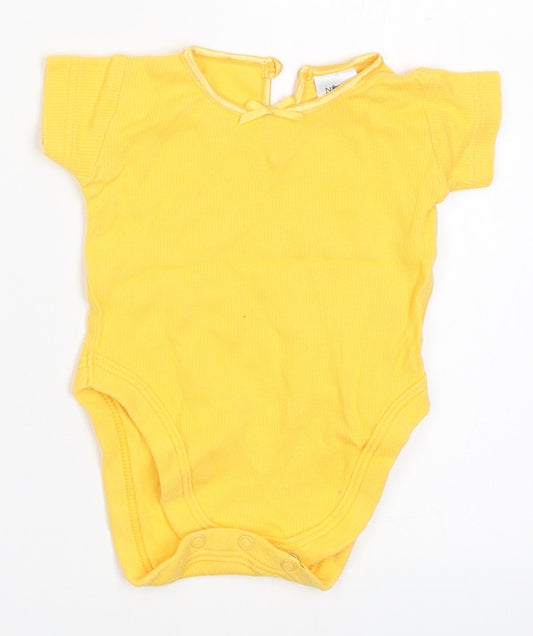 NEXT Girls Yellow Babygrow One-Piece Size 0-3 Months