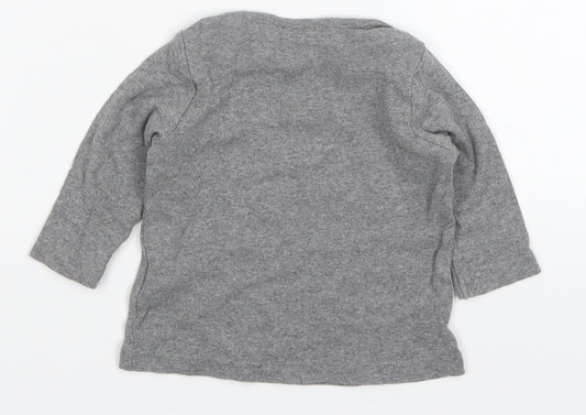 NEXT Baby Grey Basic T-Shirt Size 3-6 Months - Little Star