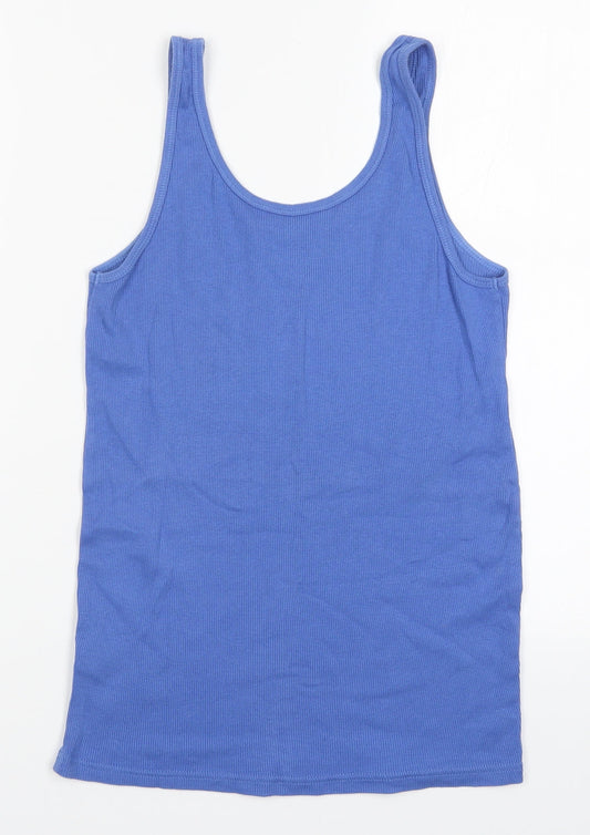 Papaya Womens Blue Basic Tank Size 12