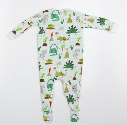 NEXT Boys White Animal Print Coverall One-Piece One Size