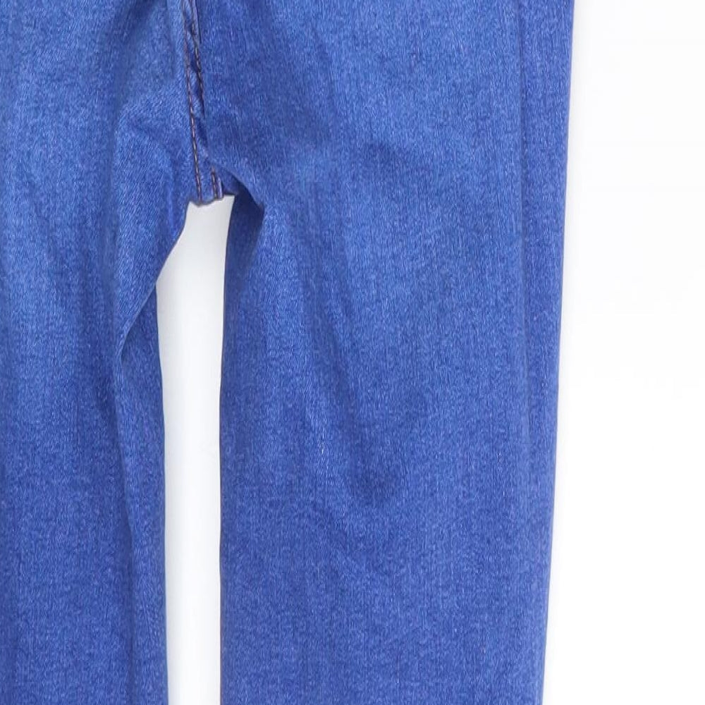 Denim Co. Womens Blue Denim Skinny Jeans Size 8 L28 in