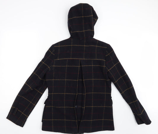 Gap Womens Multicoloured Check Jacket Coat Size S