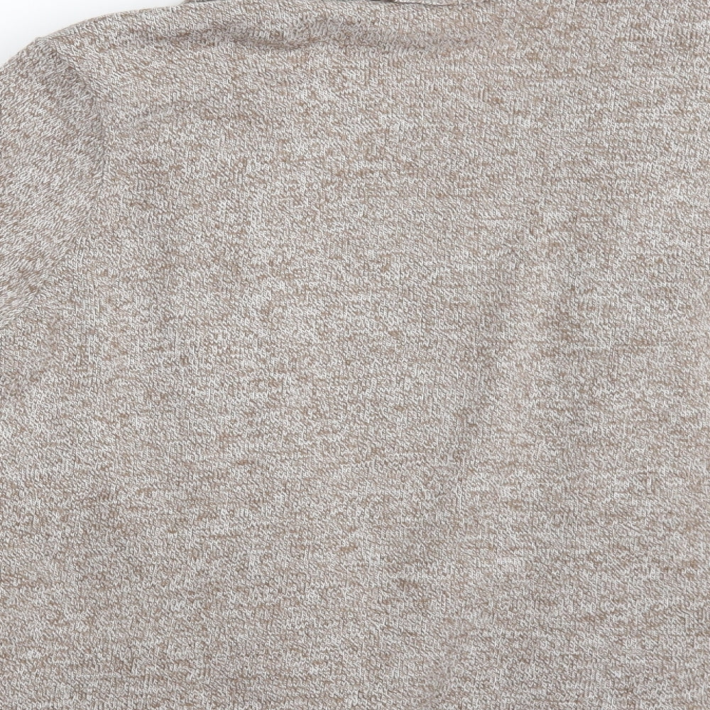 Envy Womens Brown Cardigan Jumper Size L