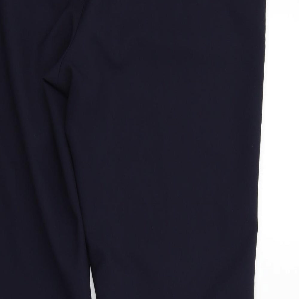 Womens UK Size 16 Preworn Regular Fit Blue Trousers