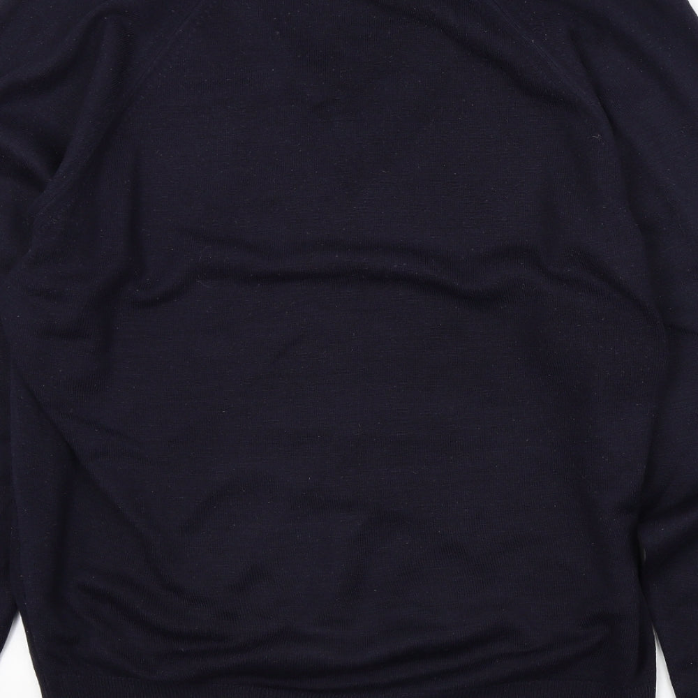 BHS Mens Blue Pullover Jumper Size L