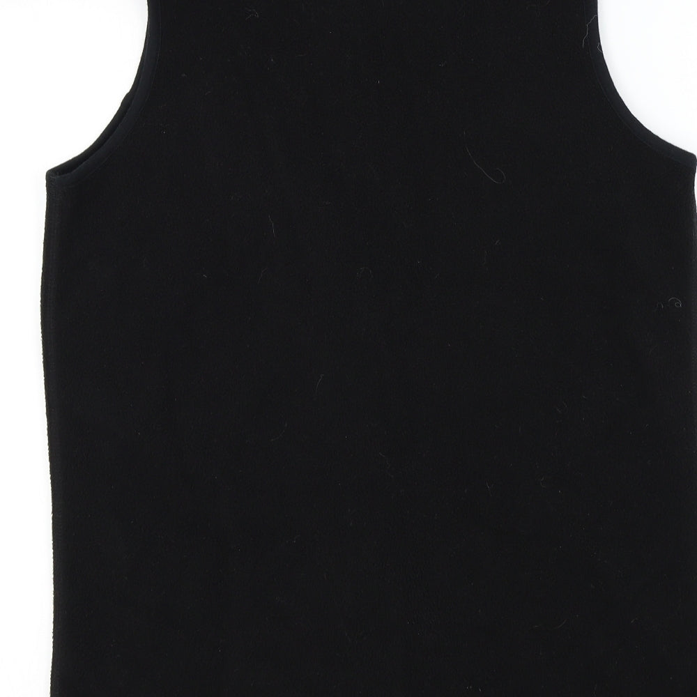 EWM Womens Black Vest Jumper Size 10