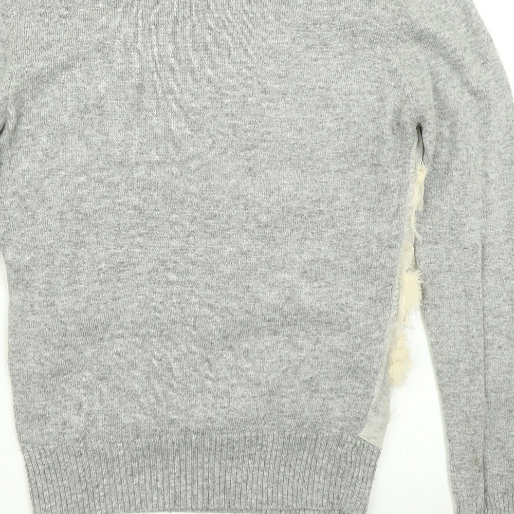 Womens UK Size S Katsumi Grey Pullover Jumper