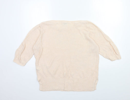 Womens UK Size L Monsoon Pink Pullover Jumper
