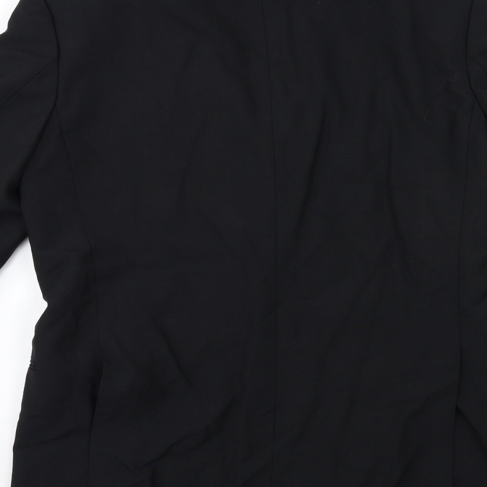 Mens UK Size 38 Preworn Regular Black Suit Jacket