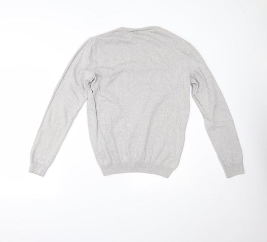 Topman Mens Grey Pullover Jumper Size M