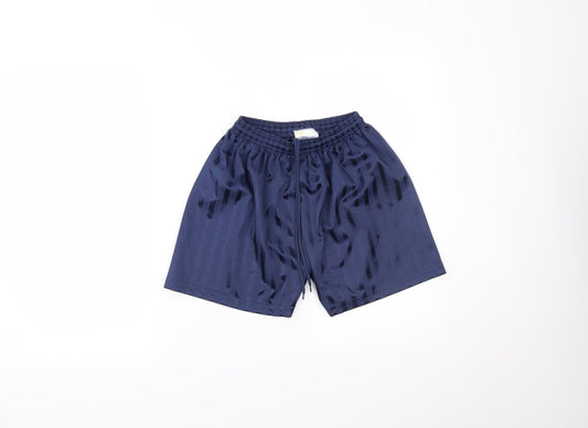 MEDALLION Mens Blue Athletic Shorts Size 28