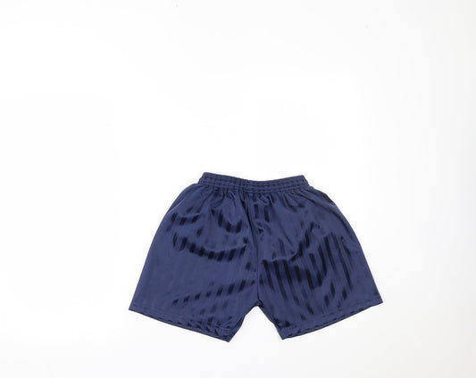 MEDALLION Mens Blue Athletic Shorts Size 28