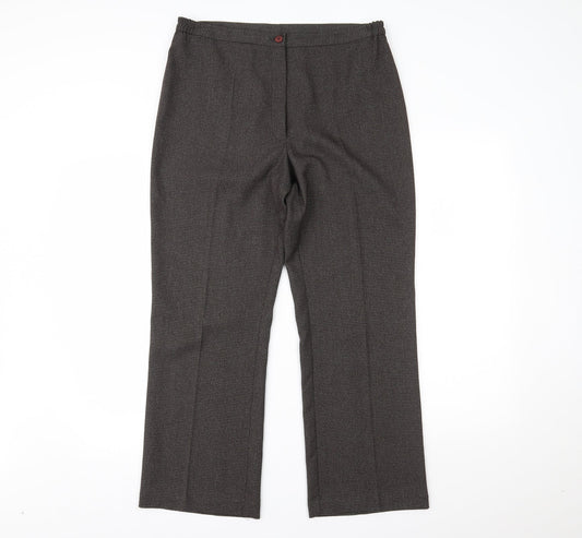 CMD Womens Brown Trousers Size 12 L20 in