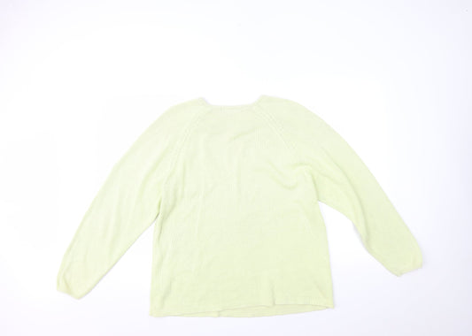 St. Berrard Womens Green Pullover Jumper Size 12