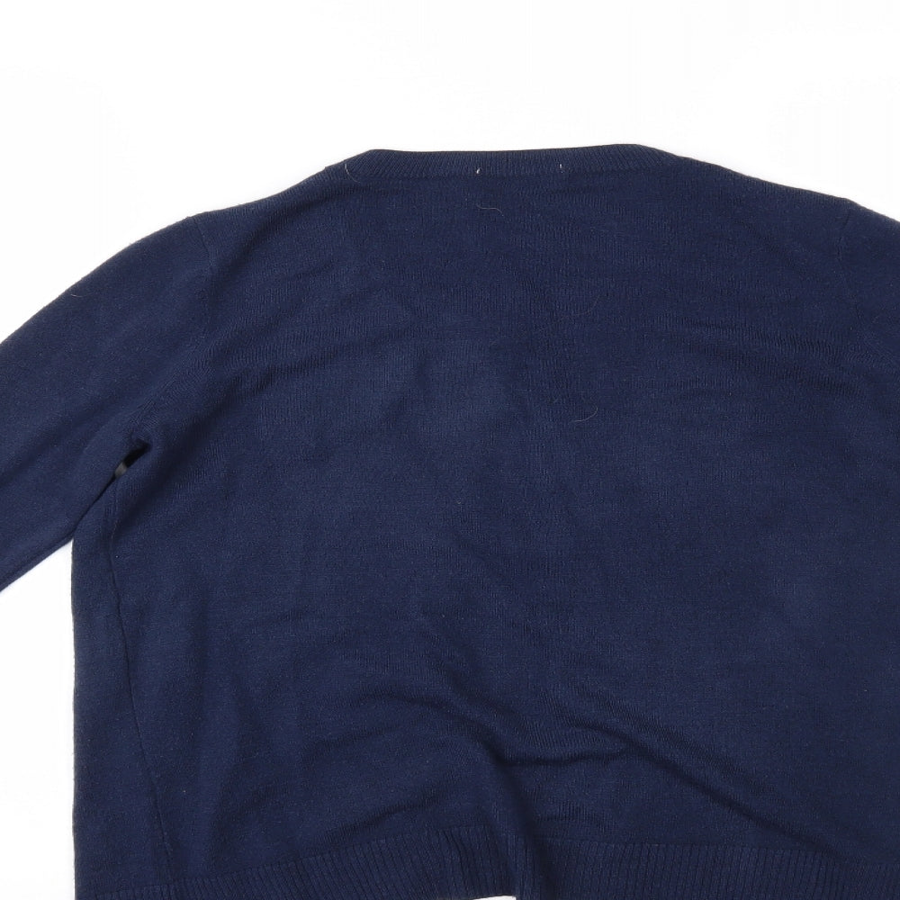 TU Womens Blue Cape Jumper Size 10