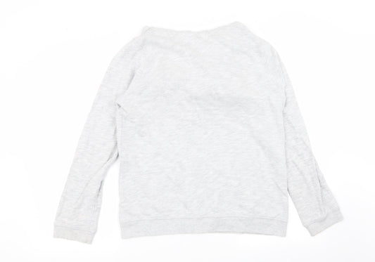 Asda George Womens Grey   Full Zip Jumper Size 16