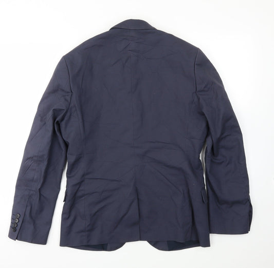 Mens UK Size 38 H&M Regular Blue Suit Jacket