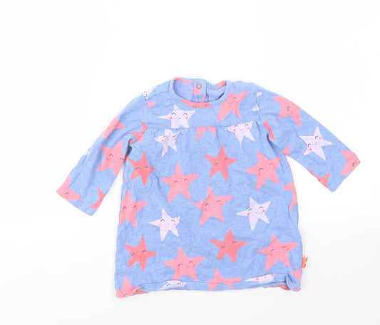 M&S Girls Blue Fit & Flare Size 3-6 Months