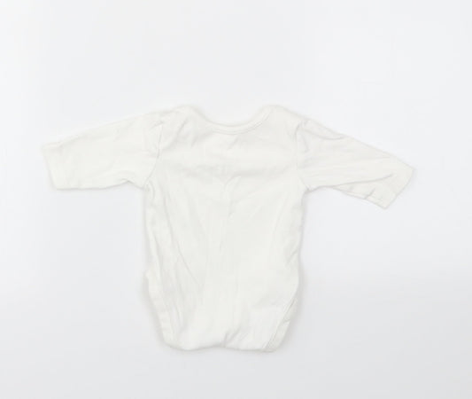MINI CLUB Baby White Babygrow One-Piece Size Newborn