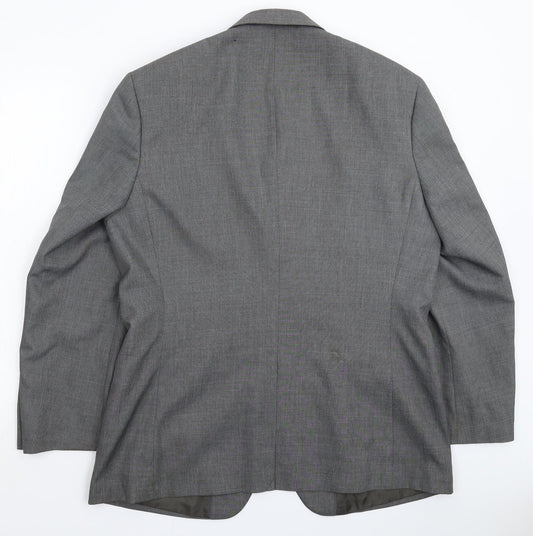 George Mens Grey Jacket Suit Jacket Size 42