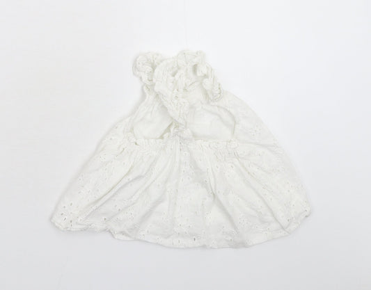 F&F Girls White Basic Tank Size 4-5 Years