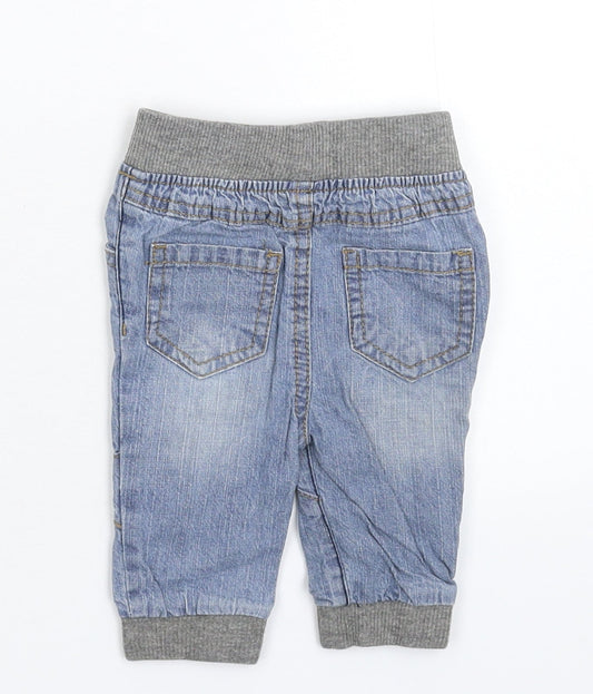 Earlydays Baby Blue Denim Jogger Jeans Size 3-6 Months