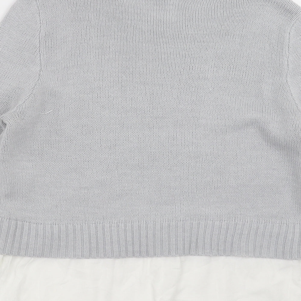 Divided by H&M Womens Grey Knit Pullover Jumper Size M