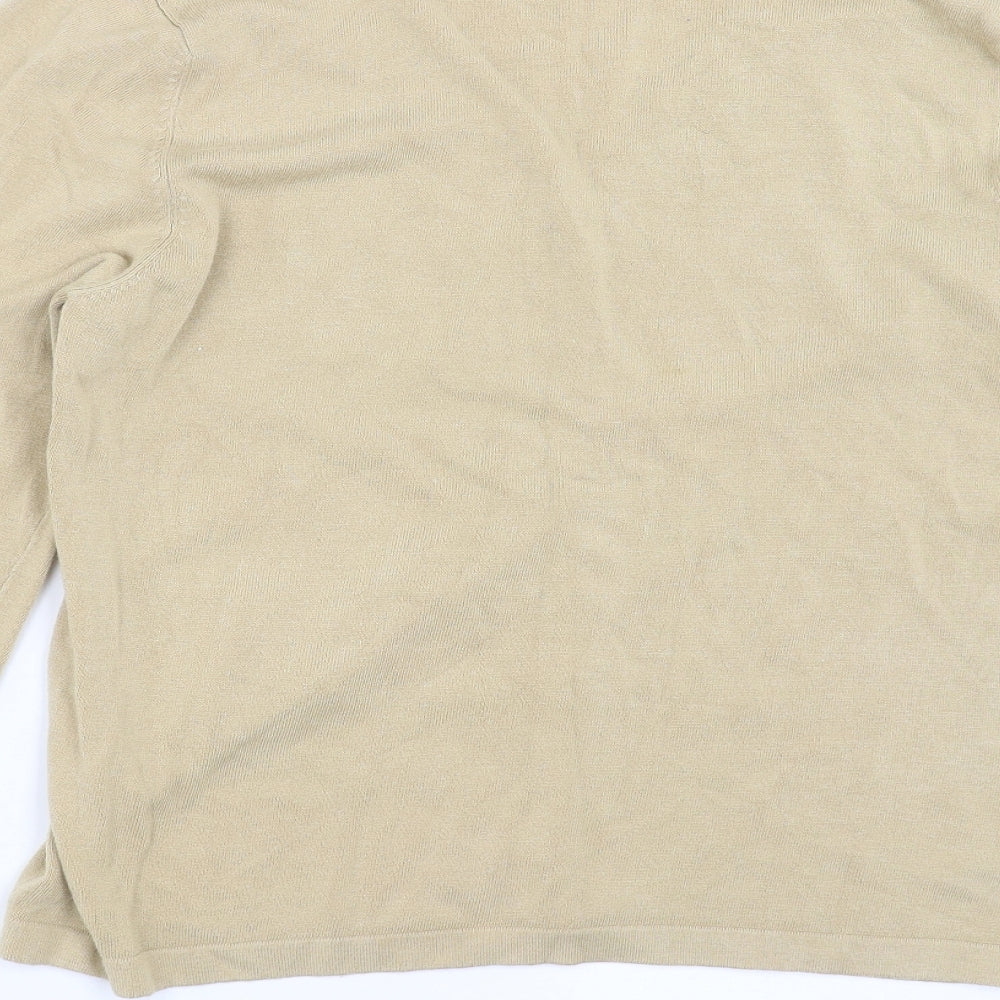 Womens UK Size 14 Dorothy Perkins Beige Cardigan Jumper