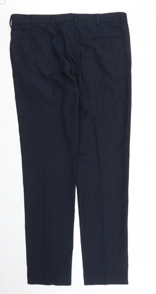 Preworn Mens Blue Trousers Size 36 in L32 in