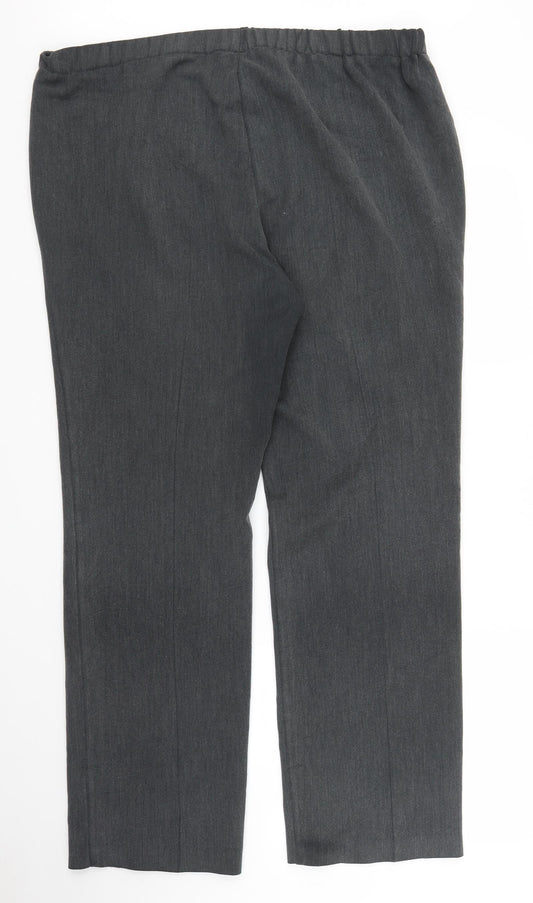 Womens UK Size 14 Very Regular Fit Grey Trousers