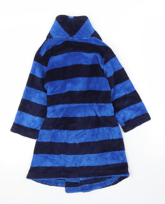 TU Boys Blue Striped Robe Size 2-3 Years