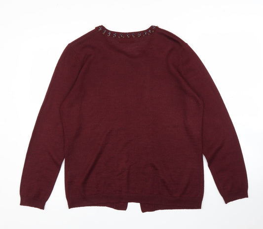 Ridella Womens Purple Pullover Jumper Size 14