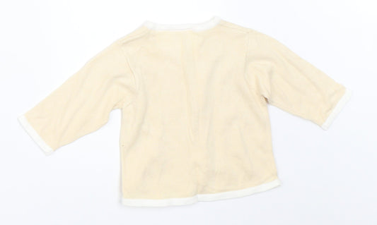 Gap Boys Beige Cardigan Jumper Size 0-3 Months