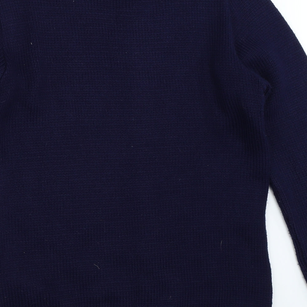 New Look Mens Blue Pullover Jumper Size S