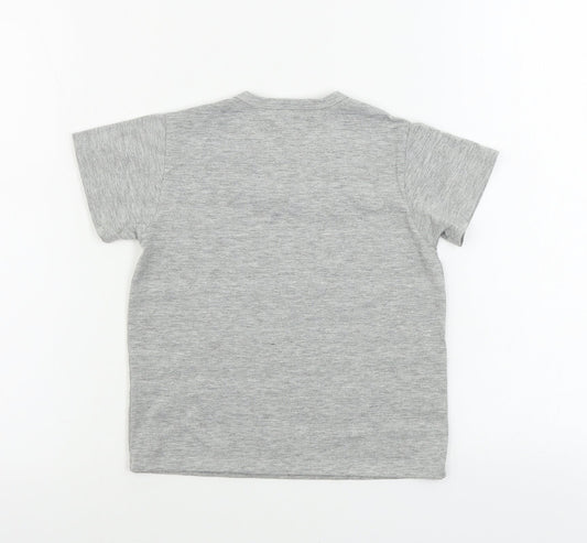 Preworn Boys Grey Basic T-Shirt Size M