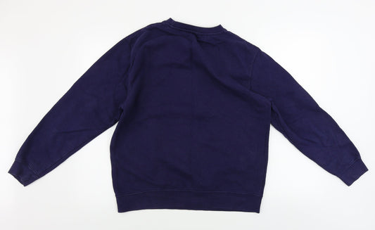 AWD Womens Blue Pullover Jumper Size M
