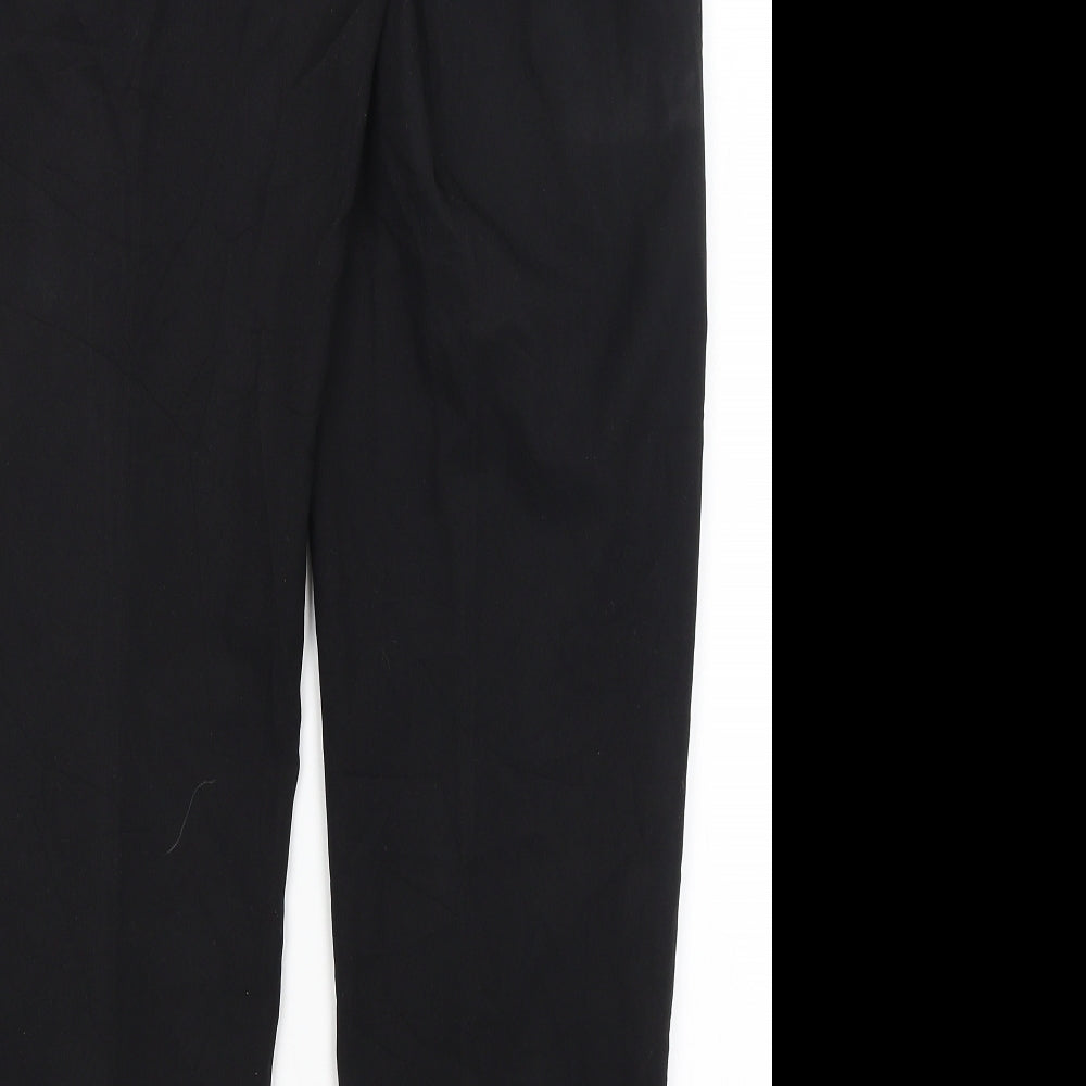 George Womens Black Trousers Size 14 L27.5 in