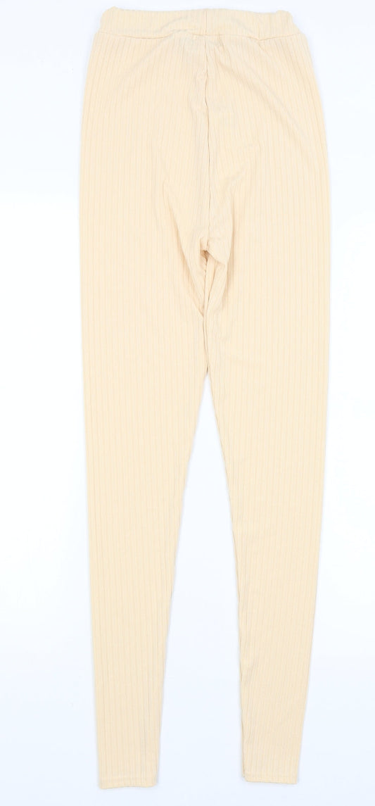 Pretty Little Thing Womens Pink Trousers Size 4 L28 in