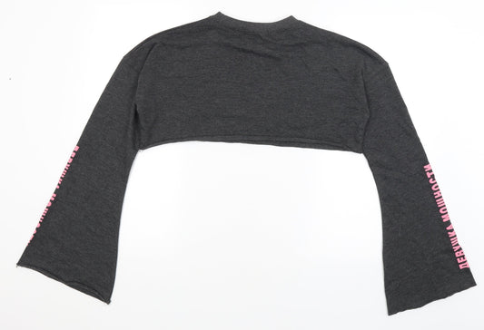 Womens UK Size 8 Missguided Grey Pullover Jumper