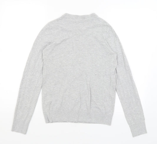 Womens UK Size 12 Collection Grey Cardigan Jumper