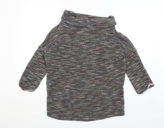 Womens UK Size 12 Peacocks Black Pullover Jumper